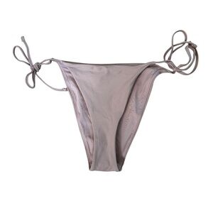 NWT Aerie Beige Cheeky Tie Bikini Bottoms S